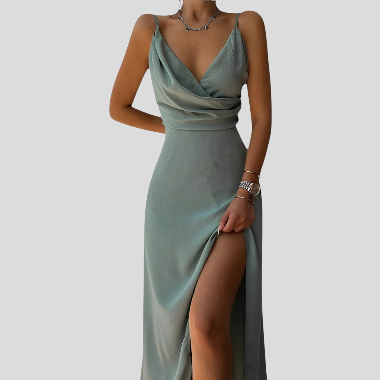 Elise™ – Elegant Slit Dress